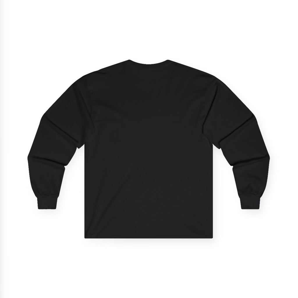 Inspirational Long Sleeve Tee — "Yes, Tomorrow Needs You" Sunset Design