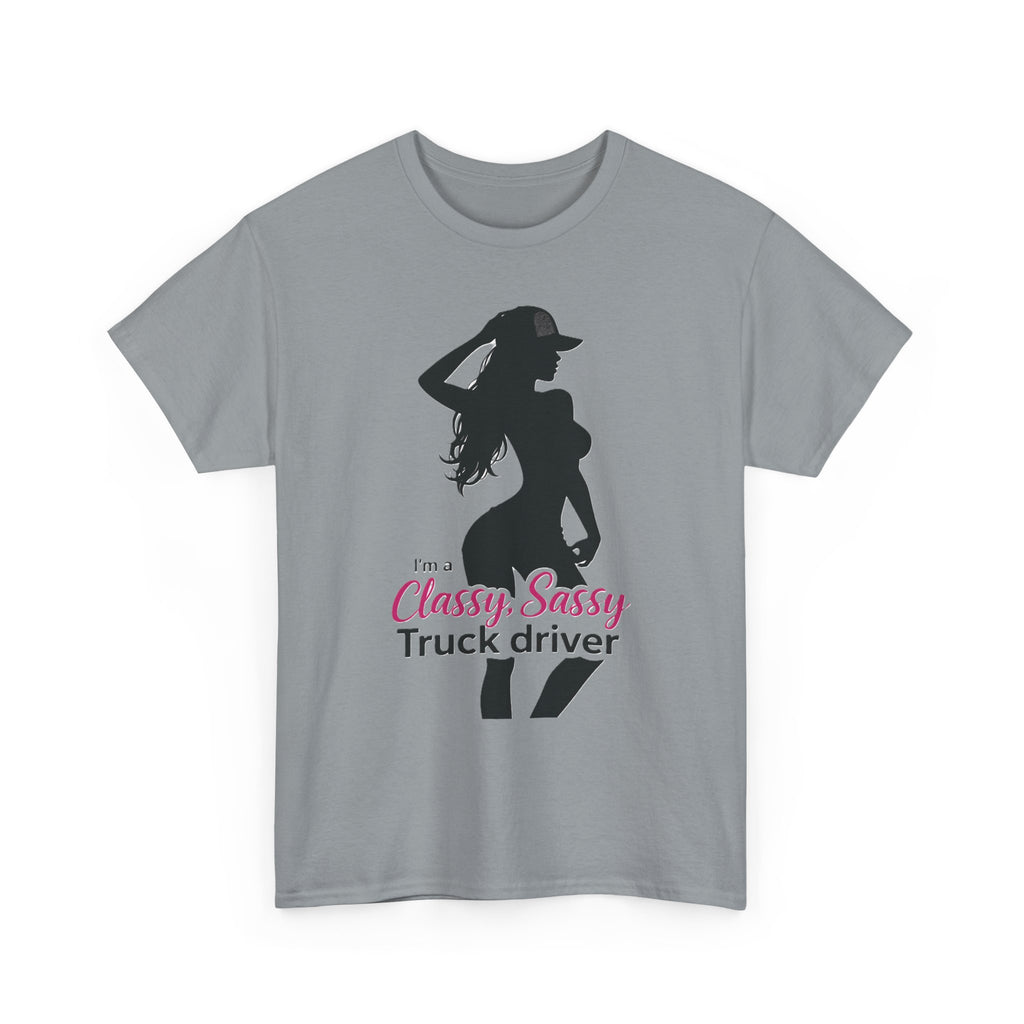 Classy Sassy Truck Driver T-Shirt — Feminine Trucker Tee