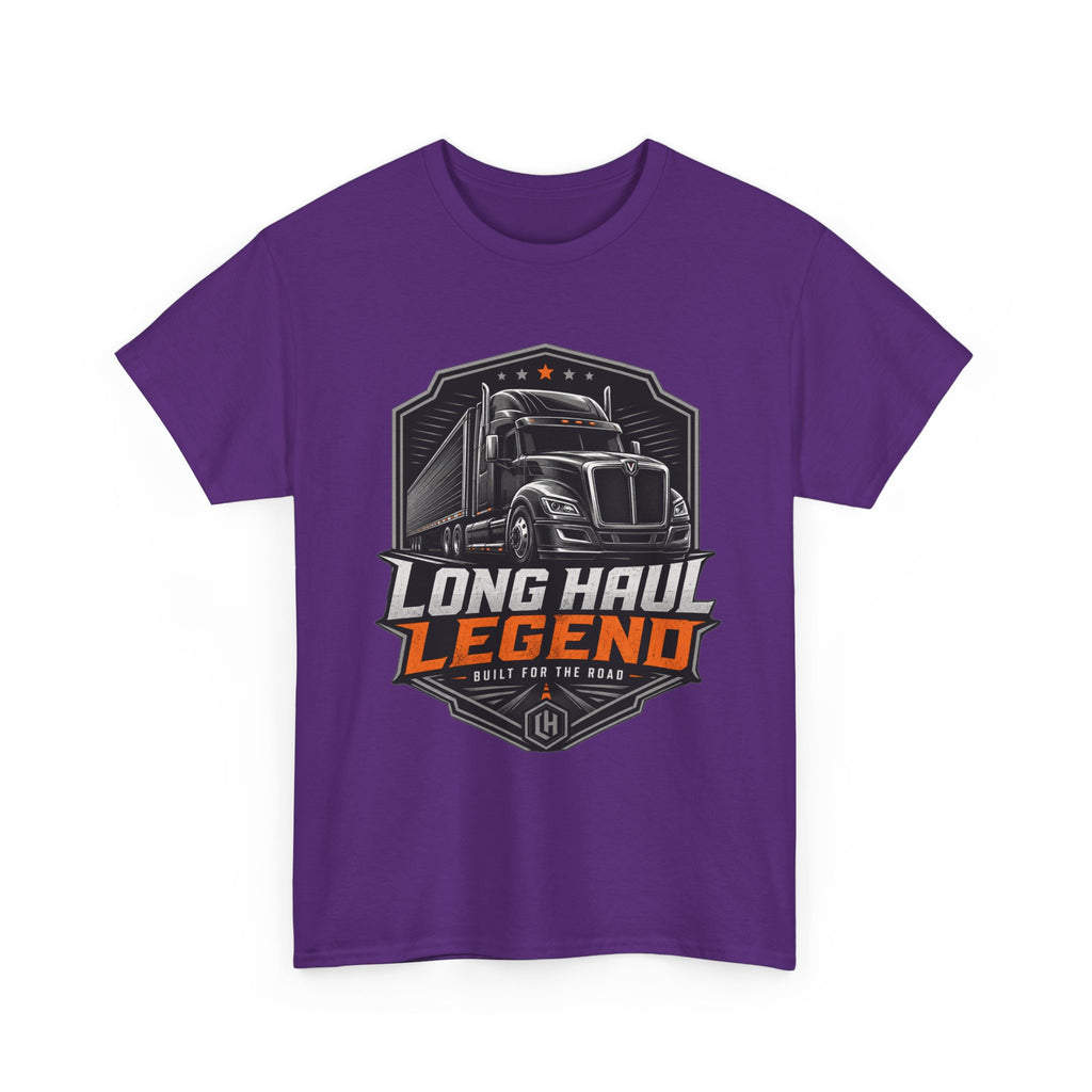 Long Haul Legend Trucker T‑Shirt — 'Long Haul Legend' Semi Truck Graphic Tee