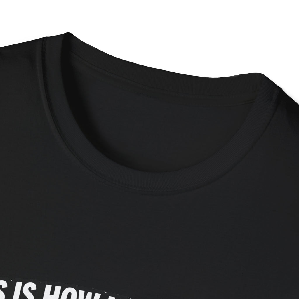 T-Shirt — 'This Is How Most People See My Hellcat' Muscle Car Sunset Tee