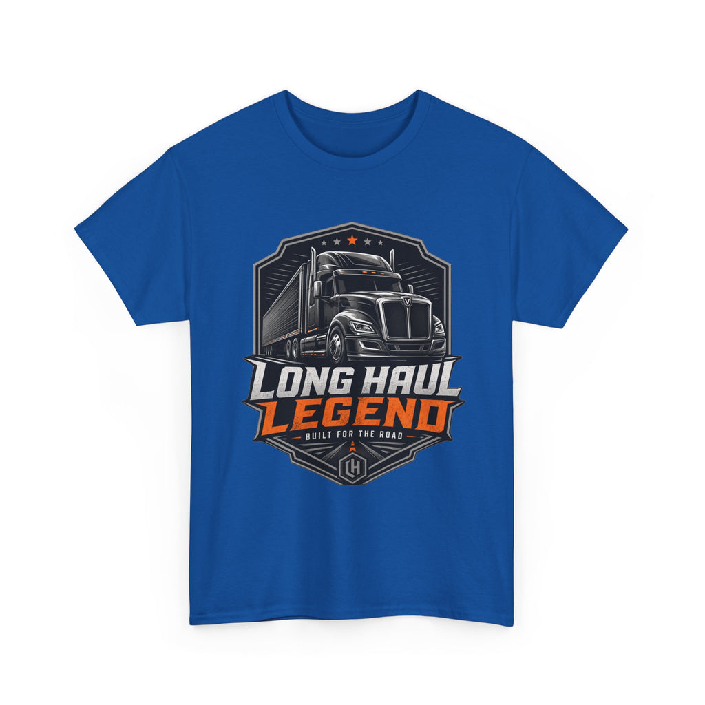 Long Haul Legend Trucker T‑Shirt — 'Long Haul Legend' Semi Truck Graphic Tee