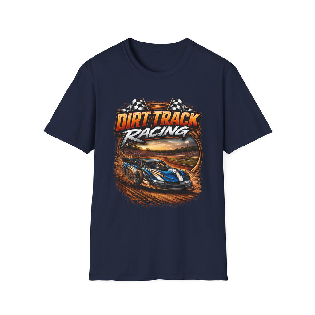 Dirt Track Racing T-Shirt – Vintage Race Car Graphic Tee