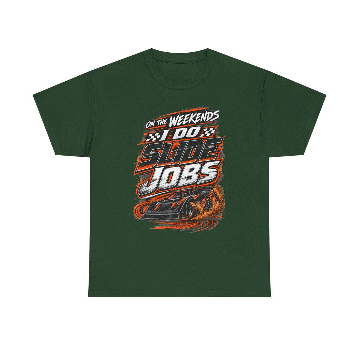Weekend Drift Car T-Shirt — "On the Weekends I Do Slide Jobs" Racing Tee
