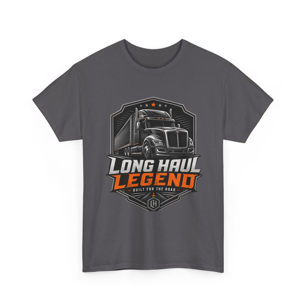 Long Haul Legend Trucker T‑Shirt — 'Long Haul Legend' Semi Truck Graphic Tee