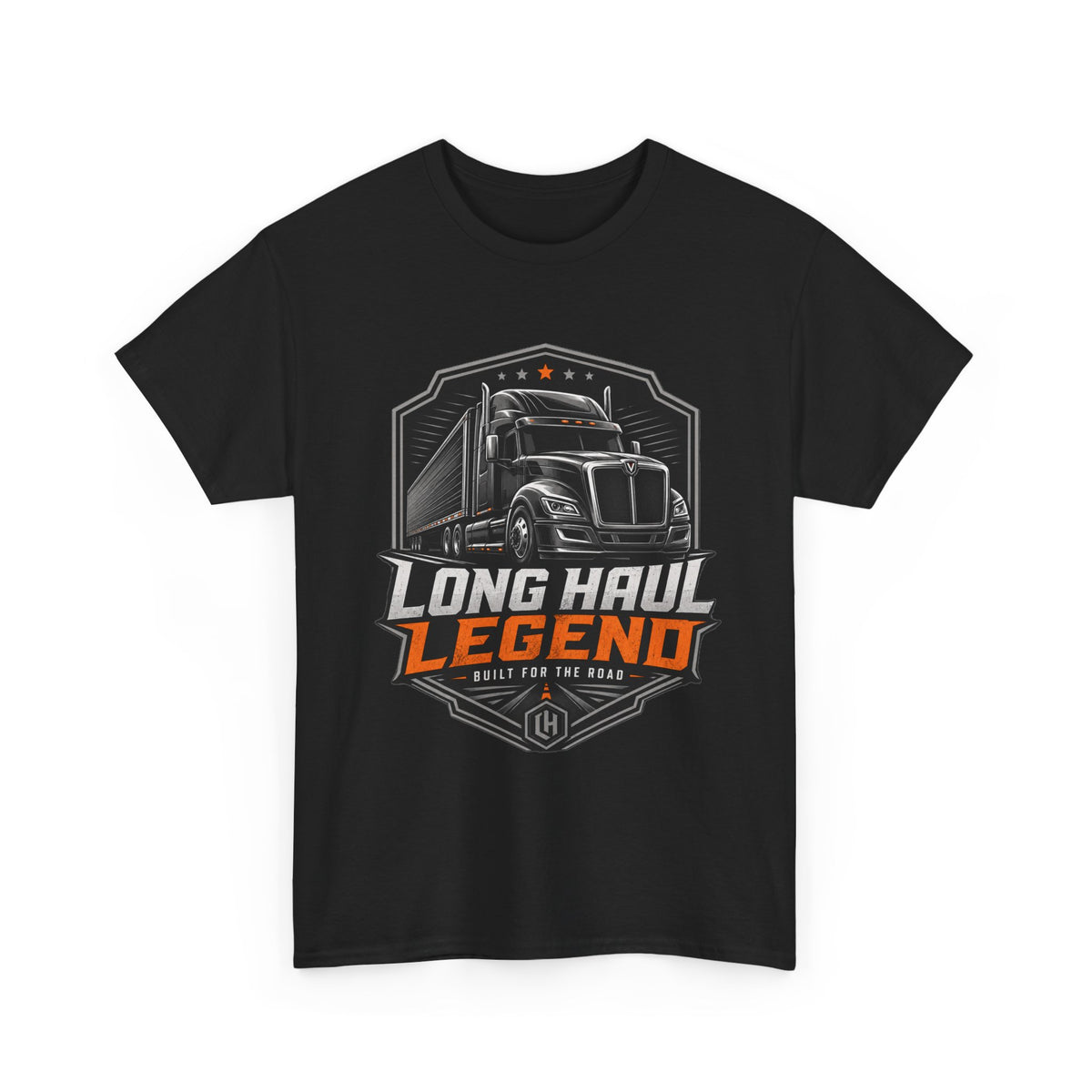 Long Haul Legend Trucker T‑Shirt — 'Long Haul Legend' Semi Truck Graphic Tee