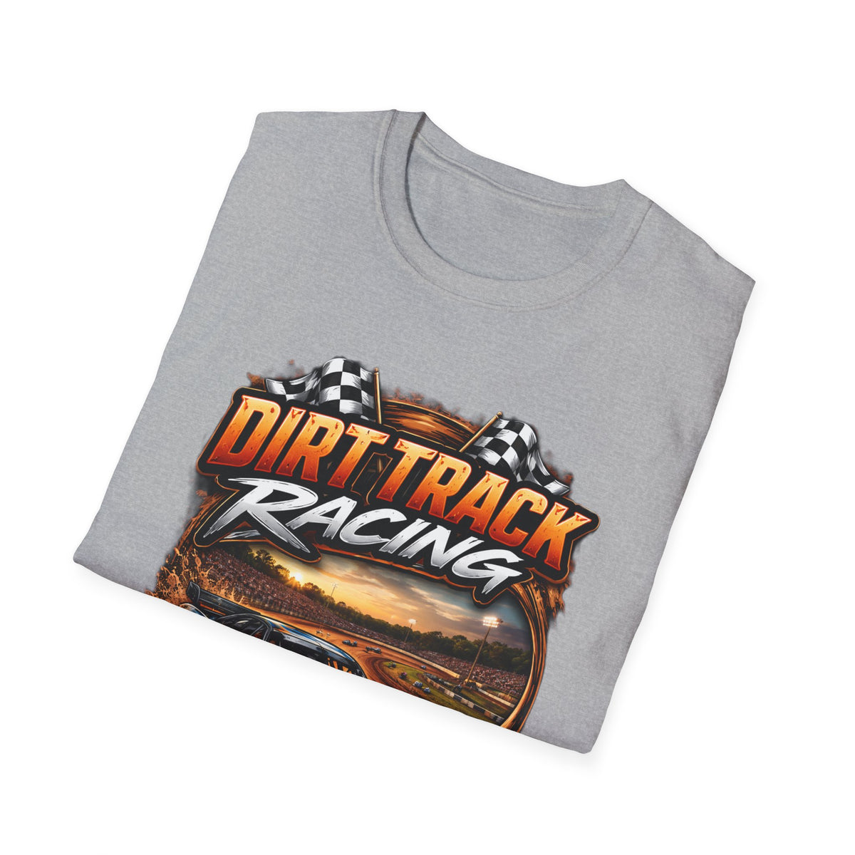 Dirt Track Racing T-Shirt – Vintage Race Car Graphic Tee