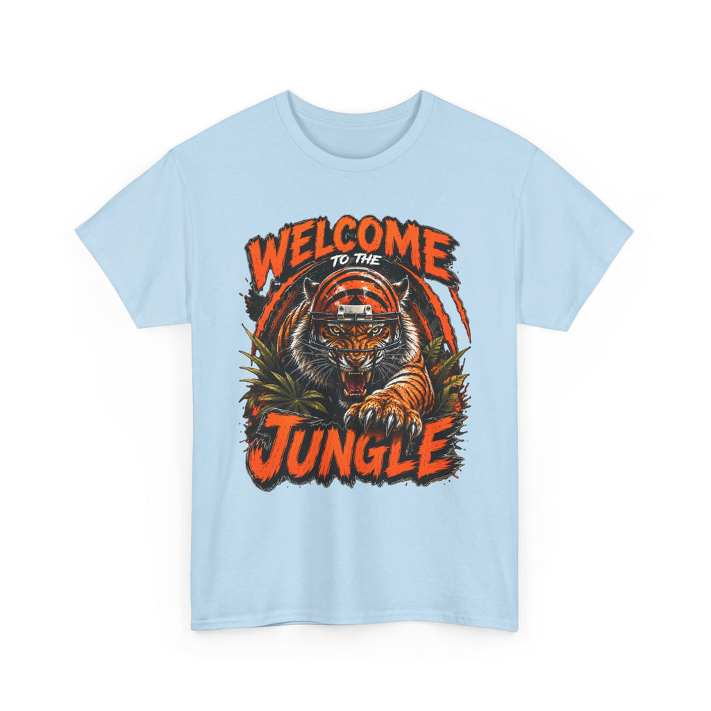 Welcome to the Jungle Tiger T‑Shirt — Retro Orange Graphic Tee